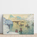 Reproduction of the painting The fishing fleet going out to sea. Study of northern Norway - Anna Boberg