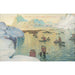 Reproduction of the painting The fishing fleet going out to sea. Study of northern Norway - Anna Boberg