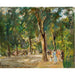 Reproducción del cuadro La grande rue du lac à Wannsee avec des promeneurs - Max Liebermann