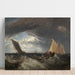 Reproducción del cuadro El cruce del Támesis y el Medway - Joseph Mallord William Turner