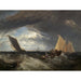 Reproducción del cuadro El cruce del Támesis y el Medway - Joseph Mallord William Turner