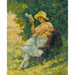 Reproducción del cuadro La lectura en el jardín - Henri Lebasque