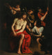 La burla de Cristo - Domenico Fiasella — vista de la obra