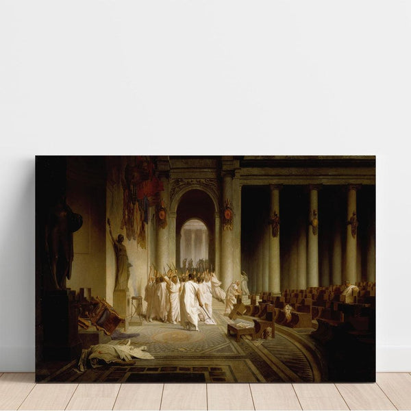 Reproduction of the painting The Death of Caesar - Jean-Léon Gérôme