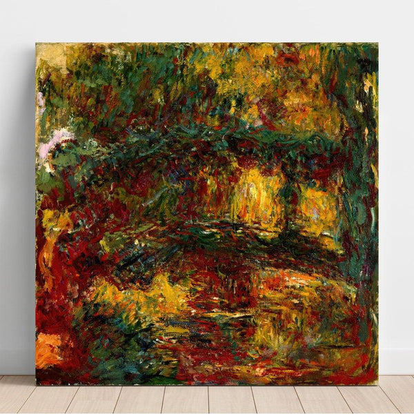Reproduction of the painting La passerelle japonaise, Giverny - Claude Monet