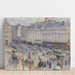 Reproducción del cuadro La plaza del Havre, París - Camille Pissarro