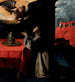 La oración de San Buenaventura sobre la selección del nuevo papa - Francisco de Zurbarán — vista de la obra