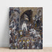 Reproduction of the painting The procession in the streets of Jerusalem - James Tissot