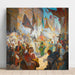 Reproduction of the painting The procession of the Mahmal in the streets of Cairo - Ludwig Deutsch