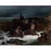 Reproducción del cuadro La retirada del Ejército de Napoleón desde Rusia en 1812 de Ary Scheffer