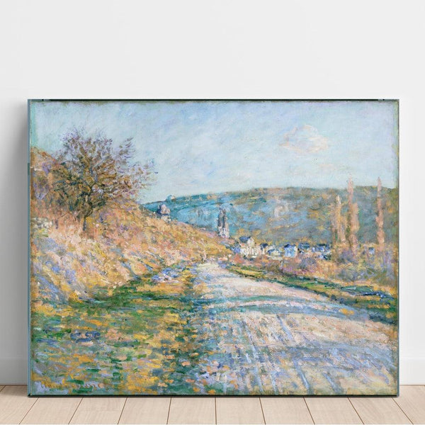 Reproduction of the painting La route de Vétheuil - Claude Monet