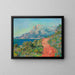 Reproducción del cuadro La ruta roja cerca de Menton - Claude Monet