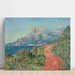 Reproducción del cuadro La ruta roja cerca de Menton - Claude Monet