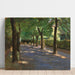 Reproduction of the painting of La rue Colomier à Wannsee - Max Liebermann