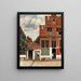 Reproducción del cuadro La callejón de Johannes Vermeer