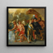 La escena de la archiduquesa Isabel - Eugène Delacroix — cuadro enmarcado en la pared