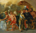La escena de la archiduquesa Isabel - Eugène Delacroix — vista de la obra