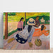Reproducción del cuadro La siesta - Paul Gauguin