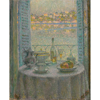 La table ronde - Henri Le Sidaner | Reproduction Tableau Décoration murale affiche copie