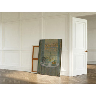 La table ronde - Henri Le Sidaner | Reproduction Tableau Décoration murale affiche copie