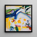 The Cow - Wassily Kandinsky — framed artwork on a wall