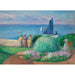 Reproduction of the painting The blue sail, Préfailles - Henri Lebasque