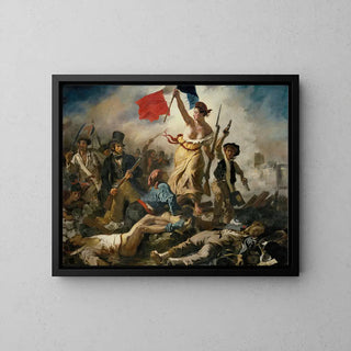 La Liberté Guidant Le Peuple - Eugène Delacroix | Reproduction Tableau Décoration murale affiche copie | Reproduction Tableau Décoration murale affiche copie