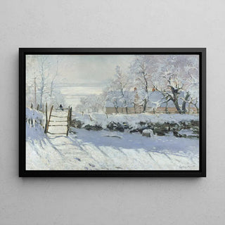 Reproduction tableau | La pie - Claude Monet | Poster - Toile - Aluminium