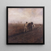 Labourer le champ - Theodoor Verstraete — cuadro enmarcado en la pared