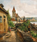 Weissenkirchen en la Wachau - Ladislaus Eugen Petrovits — vista de la obra