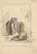 Estudio de una figura masculina sentada - Ladislav Mednyánszky — vista de la obra
