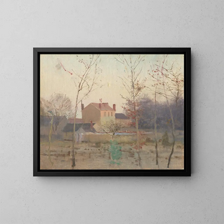 Ladislav Mednynszky - Autumn at the Edge of a City.webp