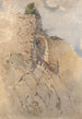 Ruinas del castillo - Ladislav Mednyánszky — vista de la obra