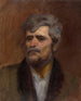 Study of a man's head - Ladislav Mednyánszky — artwork view