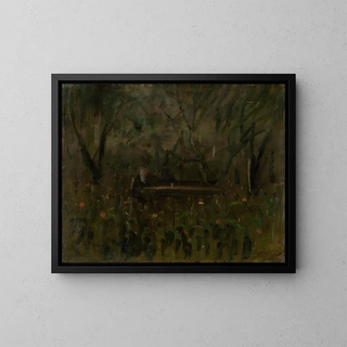 Ladislav Mednynszky - In the Garden at the Table.webp