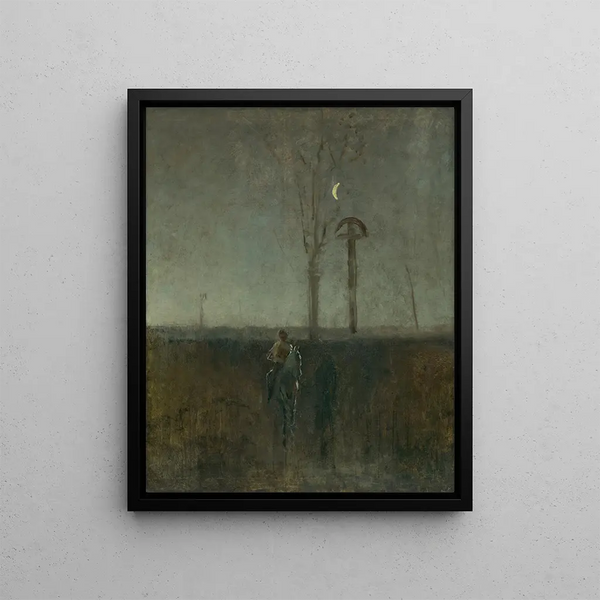 Ladislav Mednynszky - Landscape with rider.webp