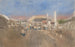 Mercado en Szolnok - Ladislav Mednyánszky — vista de la obra
