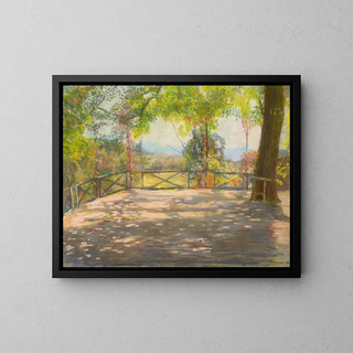 Ladislav Mednynszky - Motif in Park.webp