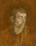 Estudio del hombre infeliz - Ladislav Mednyánszky — vista de la obra