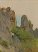 View of the ruins of Šov - Ladislav Mednyánszky — artwork view