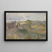 Village under the Tatras - Ladislav Mednyánszky — framed artwork on a wall