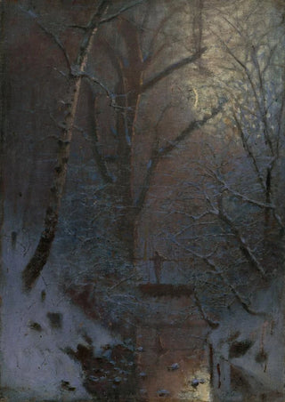 Ladislav Mednynszky - Winter Winter Night.webp