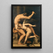 La punición de Amor - Lambert Lombard — cuadro enmarcado en la pared