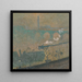 Faroles de niebla encendidos - Emile Claus — cuadro enmarcado en la pared