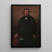 Retrato de Francis Walsingham Tracy - Lars Gustaf Sellstedt — cuadro enmarcado en la pared