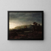 Un bosque - Lars Hertervig — cuadro enmarcado en la pared