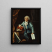 Retrato de Mirabeau 1749-1791 en su estudio - Laurent Dabos — cuadro enmarcado en la pared