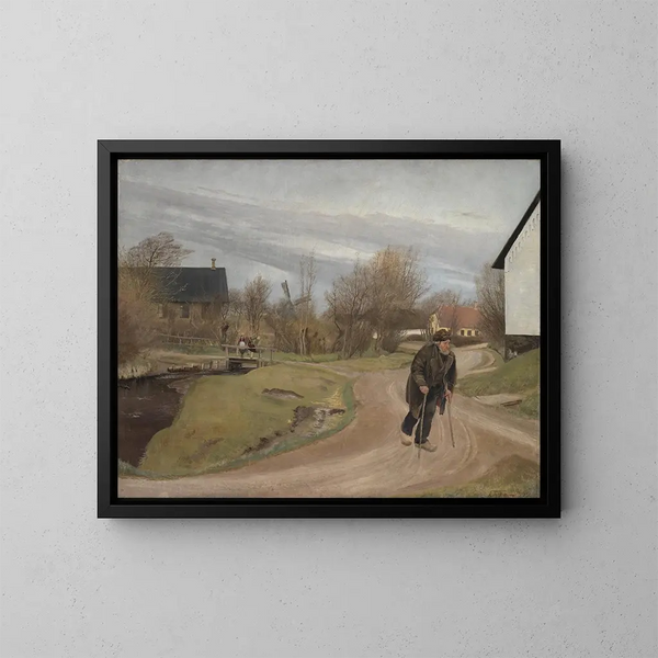 Primavera en Jutland de Hals - Laurits Andersen Ring — cuadro enmarcado en la pared