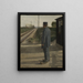 The Line Installer - Laurits Andersen Ring — framed artwork on a wall