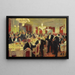 L'Homme se lève de table - Laurits Tuxen — framed artwork on a wall
